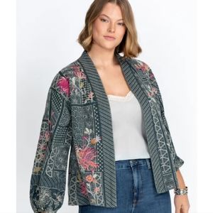 Johnny Was VIVIANA BISHOP SLEEVE KIMONO-PLUS SIZE